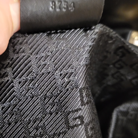 Authenttic Rare vintage Gucci Tom Ford era in black leather with Gold chain bag - Picture 6 of 10